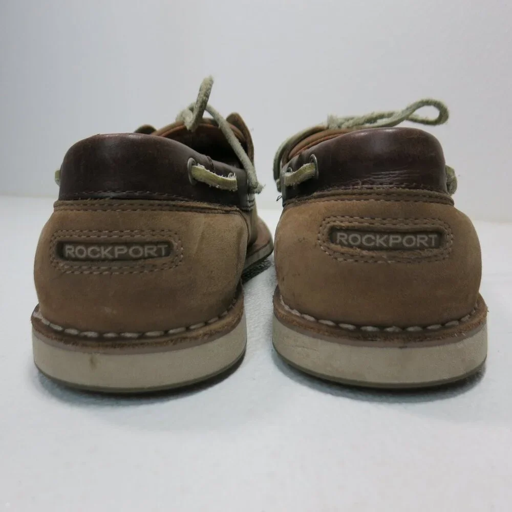 Rockport Dirty Nubuck Leather Boat Deck Men's Footwear Casual Comfort Shoes 8